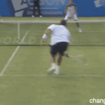 GIFs: Andy Murray Hits Ivan Lendl with Tennis Ball, Celebrates