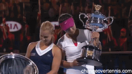 GIFs: Li Na Wins the Australian Open