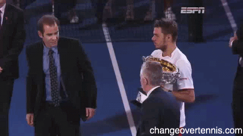 GIFs: Stan Wawrinka Wins the Australian Open