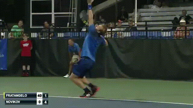 Bjorn Fratangelo vs Dennis Novikov _ Lexington 2015 ATP Challenger R16 (360p)