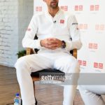 Kids meet and greet with Novak Djokovic at Uniqlo on June 20, 2016 in London, England.