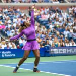 2019 US Open Tennis Tournament- Day Thirteen.    Serena Williams of the United States in action against Bianca Andreescu of Canada in the Women's Singles Final on Arthur Ashe Stadium during the 2019 US Open Tennis Tournament at the USTA Billie Jean King National Tennis Center on September 7th, 2019 in Flushing, Queens, New York City.  (Photo by Tim Clayton/Corbis via Getty Images)